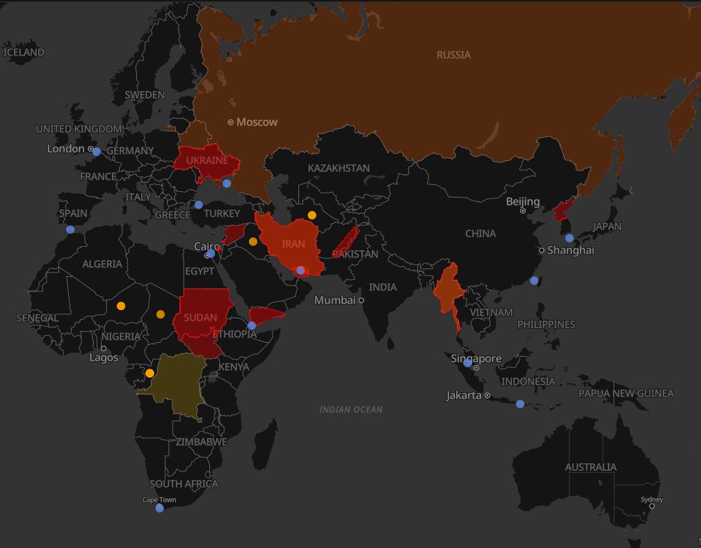 Risk Analysis | conflict zones June 2026
